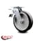 Service Caster 8 Inch Rubber on Aluminum Caster with Roller Bearing and Total Lock Brake SCC SCC-TTL30S820-RAR - alternate 4